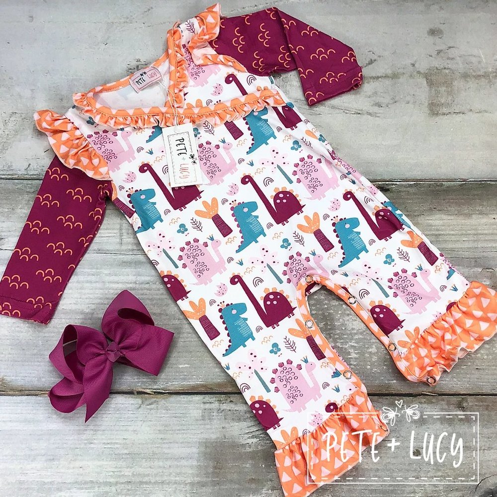 Dino Princess Romper